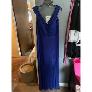 royal blue beautiful prom dress